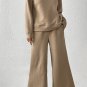 Khaki Ultra Loose Textured 2pcs Slouchy Outfit