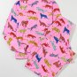Pink Cheetah Print Shirt and Pants Pajama Set