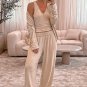 Oatmeal 3-Piece Cozy Knit Lounge Set