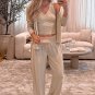 Oatmeal 3-Piece Cozy Knit Lounge Set
