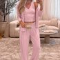 Light Pink 3-Piece Cozy Knit Lounge Set
