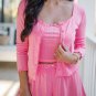 Bonbon Delicate Texture Cami Shorts and Cardigan 3pcs Lounge Set