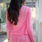 Bonbon Delicate Texture Cami Shorts and Cardigan 3pcs Lounge Set