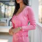Bonbon Delicate Texture Cami Shorts and Cardigan 3pcs Lounge Set