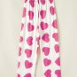 Pink Ruffled Tank Top And Heart Print Pants Lounge Set