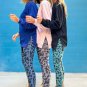 Green Classic Leopard Print Active Leggings