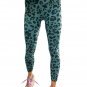 Green Classic Leopard Print Active Leggings
