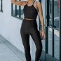 Black High Rise Tight Leggings with Waist Cincher