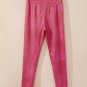 Rose Red Crossed Dip Waist Sleek Leather Leggings