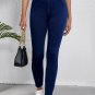 Ashleigh Blue Solid Color High Waist Stretchy Slim Fit Jeggings