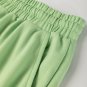 Meadow Mist Green Plus Size Drop Shoulder Tee Loose Shorts 2pcs Outfit
