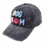 Black DOG MAMA Baseball Cap