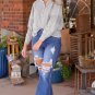Gray Waffle Patchwork Dolman Sleeve Henley Top