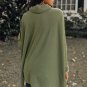 Jungle Green Cowl Neck Shift Tunic Top