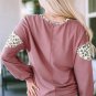 Leopard Animal Print Patchwork Top