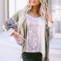 Multicolor Exposed Seam Patchwork Oversized Top