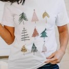 White Christmas Tree Graphic Tee