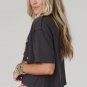 Gray WE TRUST IN DOLLY Western Fashion Graphic Tee
