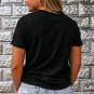 Black THANKFUL GRATEFUL BLESSED Crew Neck Graphic Tee