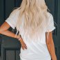 White BOO Crew Neck Graphic T Shirt