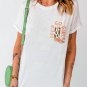 White Double-Side Cowboy Hat and Boots Graphic Tee