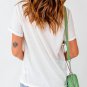 White Halloween Season Dancing Skeleton Graphic Tee