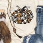 Khaki Thankful Pumpkin Graphic Tee