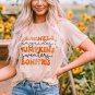 Khaki Flannels Hayrides Pumpkins Sweaters Bonfires Tee