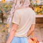 Khaki Flannels Hayrides Pumpkins Sweaters Bonfires Tee
