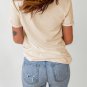 Khaki Western Poker Cards Graphic T Shirt