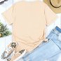 Khaki Western Poker Cards Graphic T Shirt