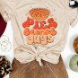 Khaki PIES BEFORE GUYS Thanksgiving Fashion Tee