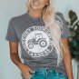 Gray SUPPORT YOUR LOCAL FARMERS Graphic Tee