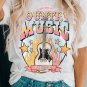 White COUNTRY MUSIC NASHVILLE Graphic Tee