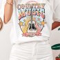 White COUNTRY MUSIC NASHVILLE Graphic Tee