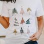 White Christmas Tree Graphic Tee
