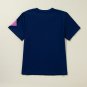 Navy Blue Crown Graphic Crew Neck T Shirt