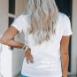 White NASHIVILLE Guitar Graphic Country Music T Shirt