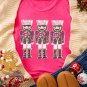 Rose Red Nutcracker Graphic Christmas Holiday T Shirt