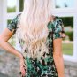 Leopard AMEN Aztec Bleached Print Round Neck T Shirt