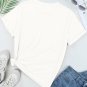 White Western Hat Boots Bow Knot Casual Graphic T Shirt