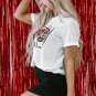 White LOVE Like Jesus Graphic Crew Neck Tee