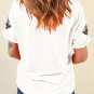 White Sequined Lobster Crewneck Tee