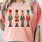 Pink Cute Nutcracker Graphic Crewneck Christmas T Shirt