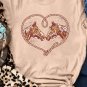 Khaki Rodeo Horse Graphic Western Cowgirl Fashion T Shirt
