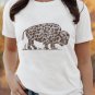 White Leopard Western Buffalo Graphic Tee