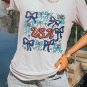 White USA Bowknot Graphic Tee
