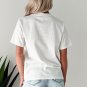 White Bow Cherry AMERICA Graphic Crewneck Patriotic T Shirt