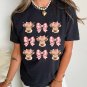 Black Cow with Bow Graphic Crewneck Western Tee