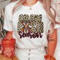 White Crawfish Season Leopard Letter Graphic Tee